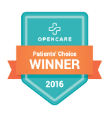 As a Patient Choice Winner for 2016, click